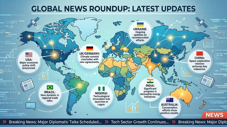 Latest world news updates from countries across the globel